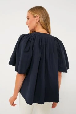Navy Finley Flutter Sleeve Top 11 Navy Finley Flutter Sleeve Top -ULLAA Clothing Shop Tekq7oO6hWJNCFgYzrWuXu12JaIRgHSk 1
