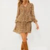 Chestnut Floral Long Sleeve Liza Dress 2 Chestnut Floral Long Sleeve Liza Dress -ULLAA Clothing Shop UBzkliSnZk1ZnbdO9uazdLLuhJMZ8LD1 1