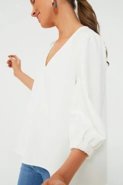 White Hollis Top -ULLAA Clothing Shop UcFyRaNnwKeOO9eTdnPqV4rj681bDk5R 1