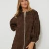 Brown Textured Trisha Shirt Dress -ULLAA Clothing Shop UuA2ztghvXlRwHDVgsWb0nW8TYWrsdZp 1