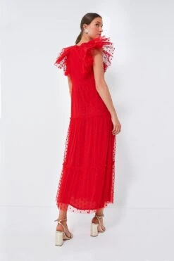 Red Giselle Tulle Gown 10 Red Giselle Tulle Gown -ULLAA Clothing Shop VgLZD4B63BWObpVyRhgyRgwBGoywAMcR 1