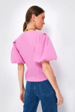 Opera Pink Rebel Cotton Poplin Short Sleeve Top 11 Opera Pink Rebel Cotton Poplin Short Sleeve Top -ULLAA Clothing Shop VhBLLahb36vMtCPm56buA5AaKrBvhU3u 1