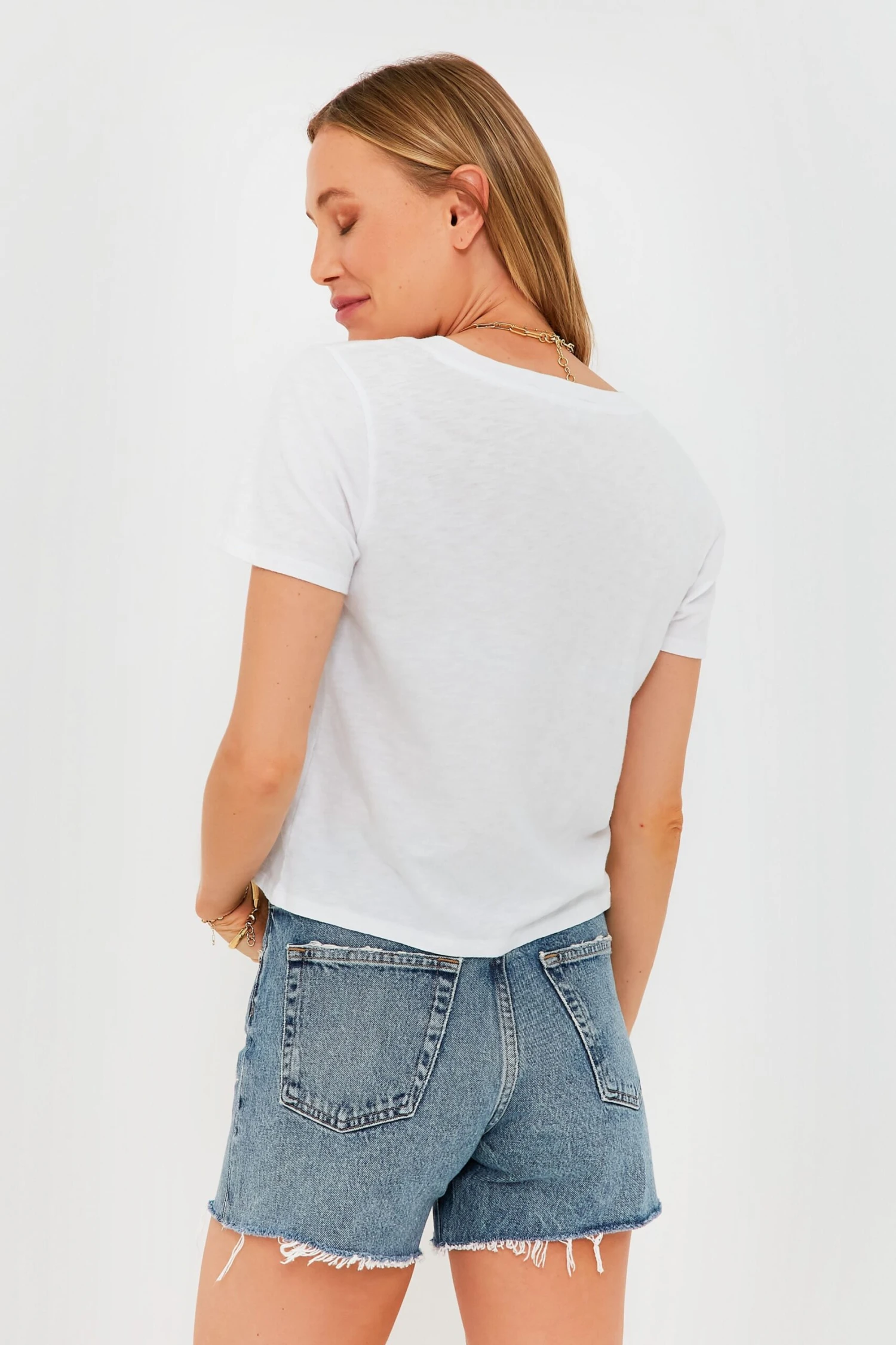 White Jaelyn Tee 6 White Jaelyn Tee - Image 4