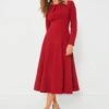 Dark Red Belgium Double Crepe Dress 2 Dark Red Belgium Double Crepe Dress -ULLAA Clothing Shop WReSJGWi4lfUhTkae5TLopjDn21lOr0I 1
