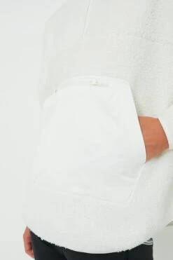 White Fleece Cady Quarter Zip -ULLAA Clothing Shop YOnzfbyiJK9MVxg1woAqLDJqu8DcRn1n 1