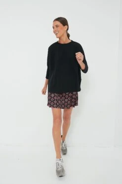 Black Cable Ally Swing Sweatshirt -ULLAA Clothing Shop Z7Md6EZqqcP00Ji5Ptu32300pABLRj2B 1