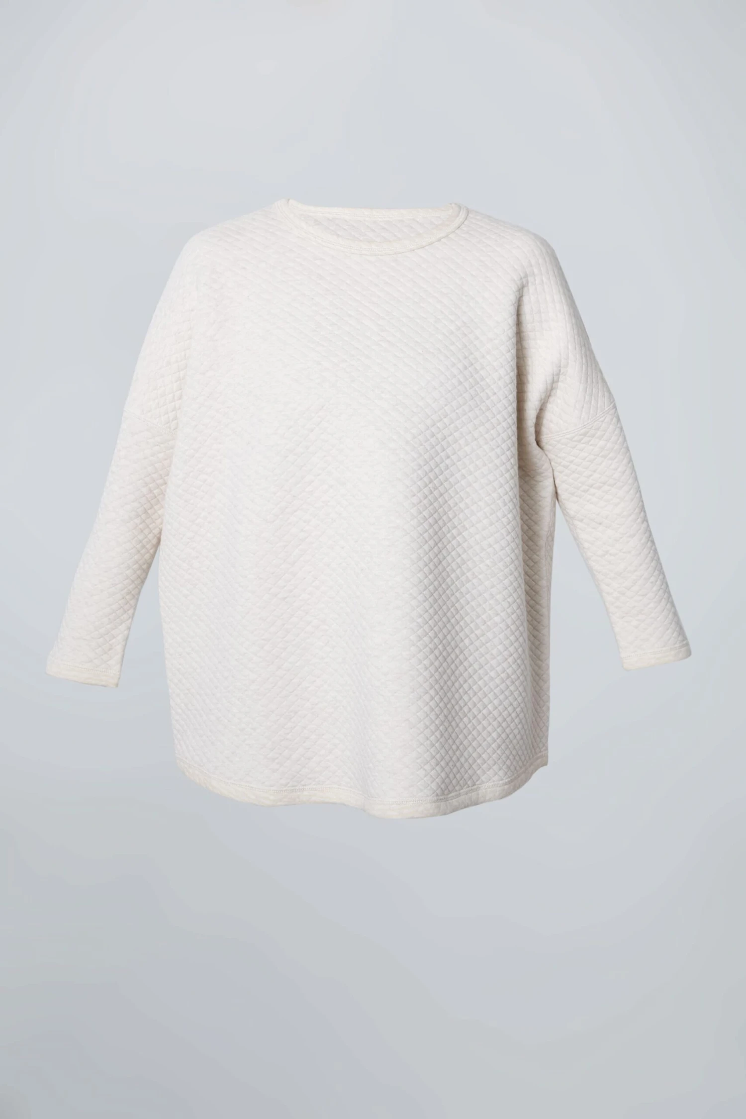 Reversible Heathered Ivory Ally Swing Sweatshirt 9 Reversible Heathered Ivory Ally Swing Sweatshirt - Image 7