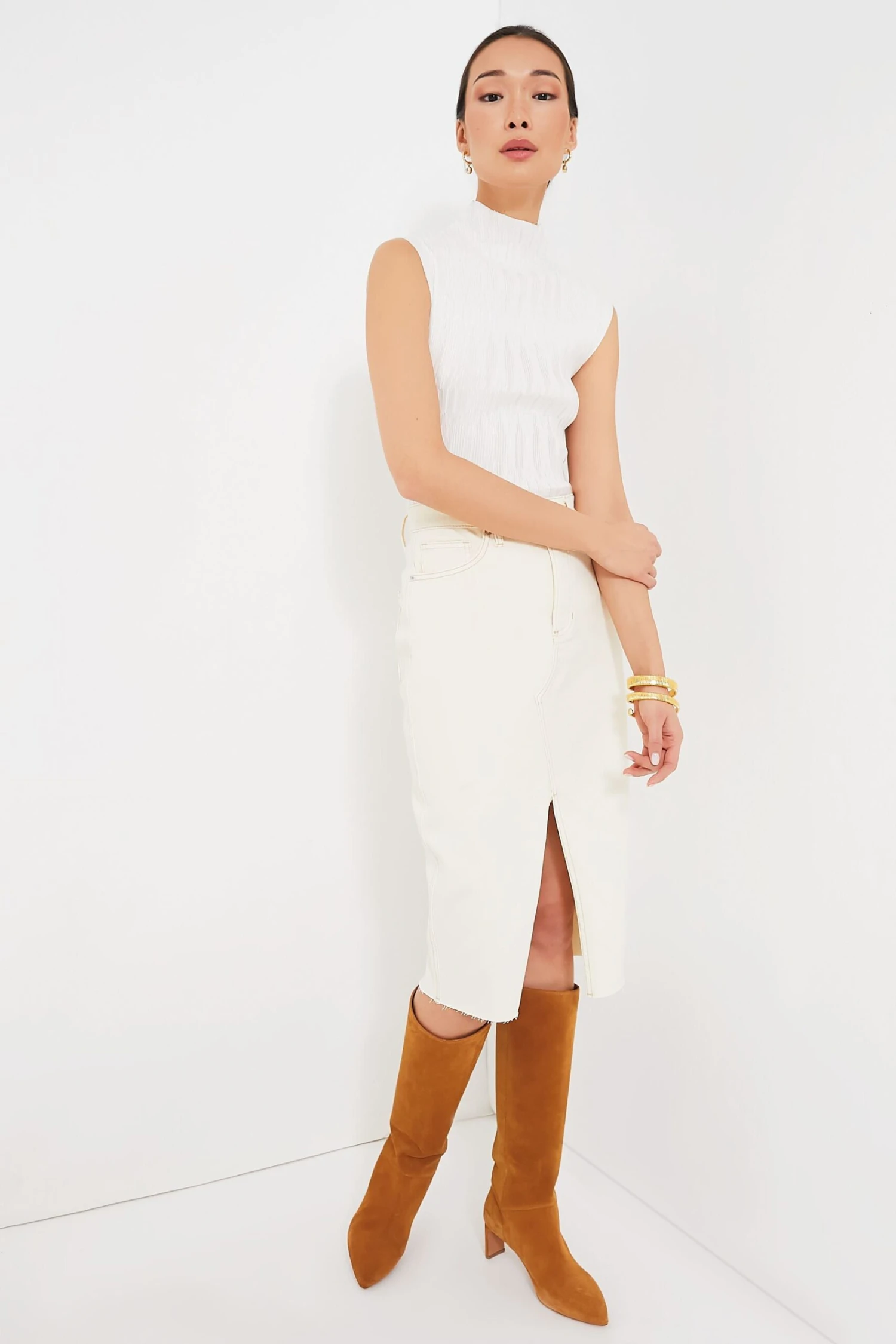Veronica Beard Off White Foxe Top 8 Veronica Beard Off White Foxe Top - Image 6