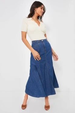 Marella Blue Jean Edera Skirt -ULLAA Clothing Shop bNeQYGZYDQEhDY6o7ZQtu168rdiq1o5f 1