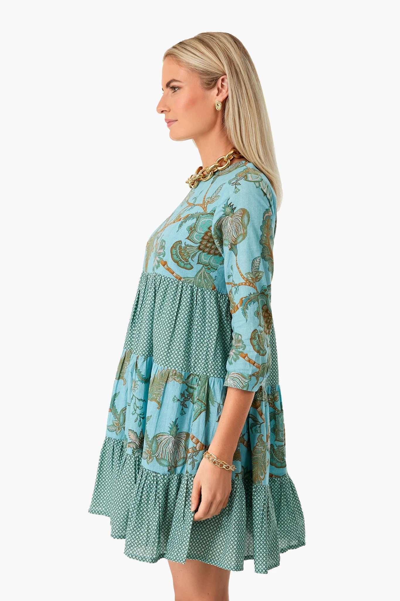 Exclusive Turquoise Camilla Rene Dress 5 Exclusive Turquoise Camilla Rene Dress - Image 3