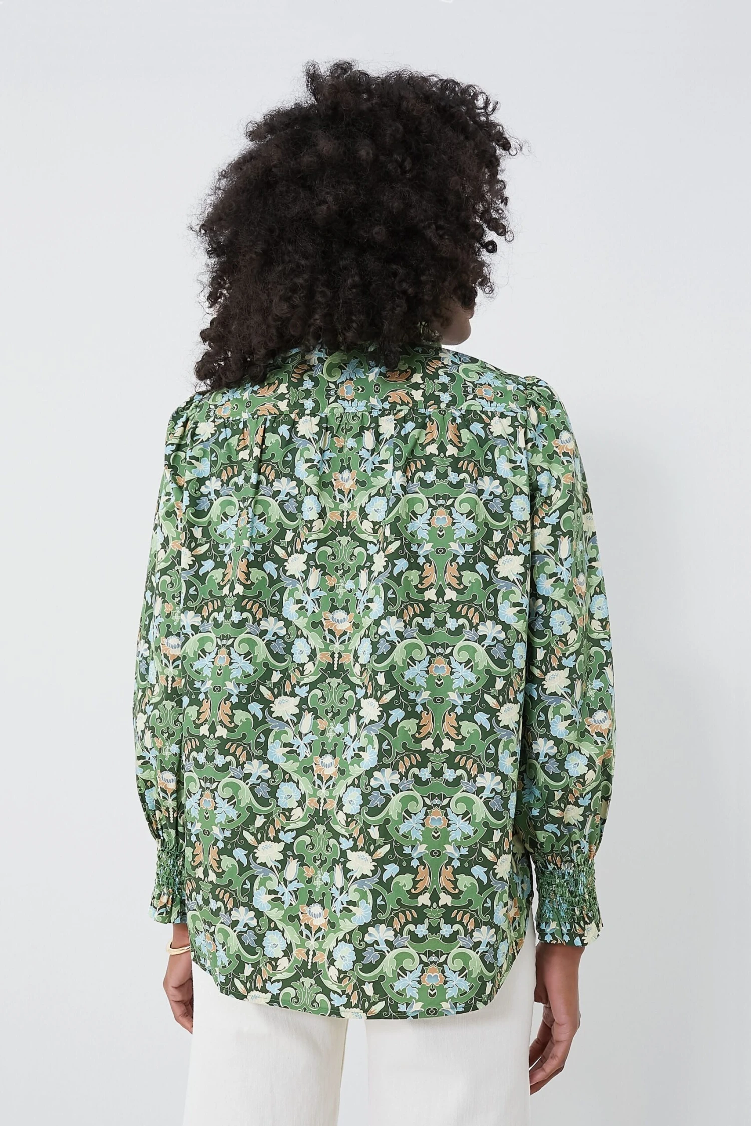 Sage Deco Damask Teagan Popover 6 Sage Deco Damask Teagan Popover - Image 4