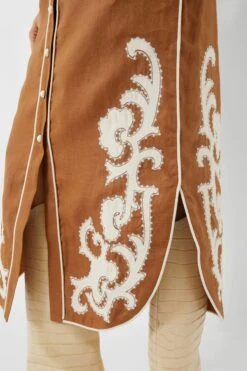 Tobacco Ruby Applique Skirt -ULLAA Clothing Shop cXYRdgSLj1mC3RXQpICEtcSr3STSEU7g 1