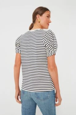 Navy Striped Vesty Puff Short Sleeve Crewneck 12 Navy Striped Vesty Puff Short Sleeve Crewneck -ULLAA Clothing Shop cyULVHBV0TEkQVIgH4YSjJp6OK01xAwu 1