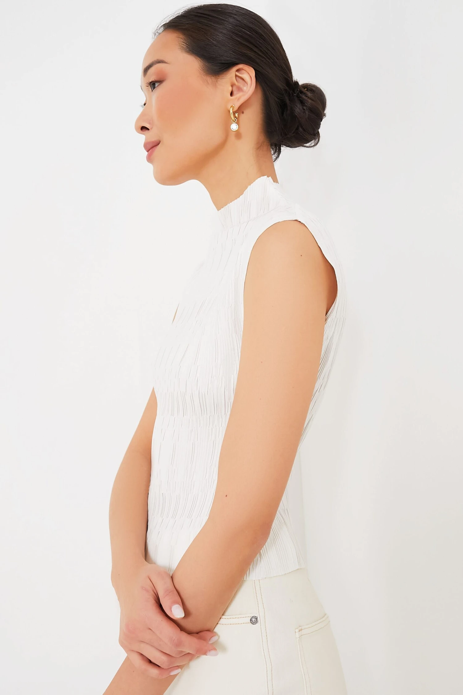Veronica Beard Off White Foxe Top 5 Veronica Beard Off White Foxe Top - Image 3