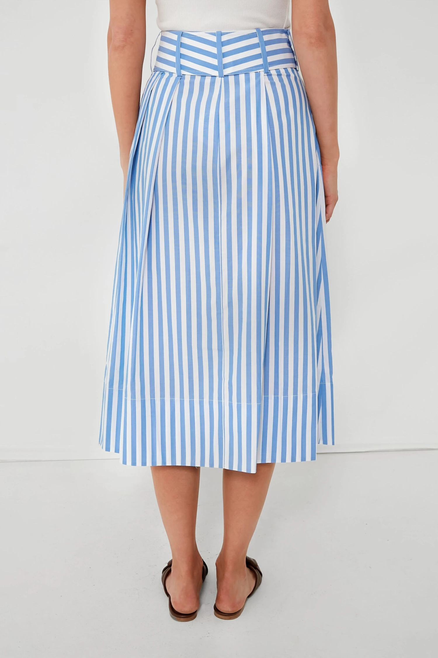Staud Sea Stripe Kingsley Skirt 6 Staud Sea Stripe Kingsley Skirt - Image 4