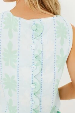 Cool Blue Cabana Stripe Scalloped Short Set -ULLAA Clothing Shop fgQdlqigGAaOX0FZpmXgy7Ha1TxRGLLy 1