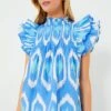 Exclusive Blue Odisha Pintuck Ruffle Blouse -ULLAA Clothing Shop hafwaFuHXVcyPxH8iRihzYmFHtcBBlMX 1