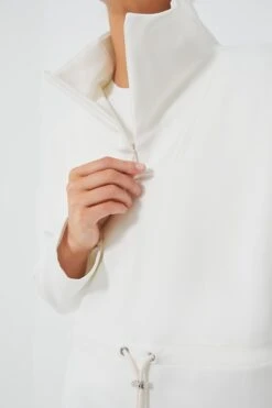 White Cinched Natalie Quarter Zip -ULLAA Clothing Shop j5V4LdyBfvvfDycOjvz0d8dqXJduYAhf 1