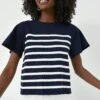 Navy And White Striped Knit Kirby Top -ULLAA Clothing Shop kS1QVW0diCbiiCMI79IpKiYgCtPnyjlV 1