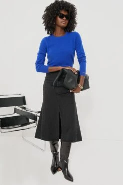 Washed Black Cyprus Midi Skirt -ULLAA Clothing Shop l8RyxPMHsTSUEFIZvZFuuMAoag4Z1JUu 1