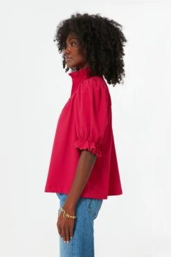 Raspberry Selena Blouse -ULLAA Clothing Shop mUV06acbKSOVOU2GmCkDCCDW5AUWPlXq 1