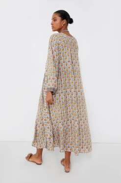 Tulip Print French Blue Fiore Maxi Dress -ULLAA Clothing Shop ntIaQ7D7m4VVpxjhWDGhM6MZsNbDkuHf 1