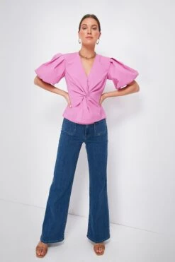 Opera Pink Rebel Cotton Poplin Short Sleeve Top 12 Opera Pink Rebel Cotton Poplin Short Sleeve Top -ULLAA Clothing Shop nvQihAZnqkirYAfxYEfPdlcdTaovm7jG 1