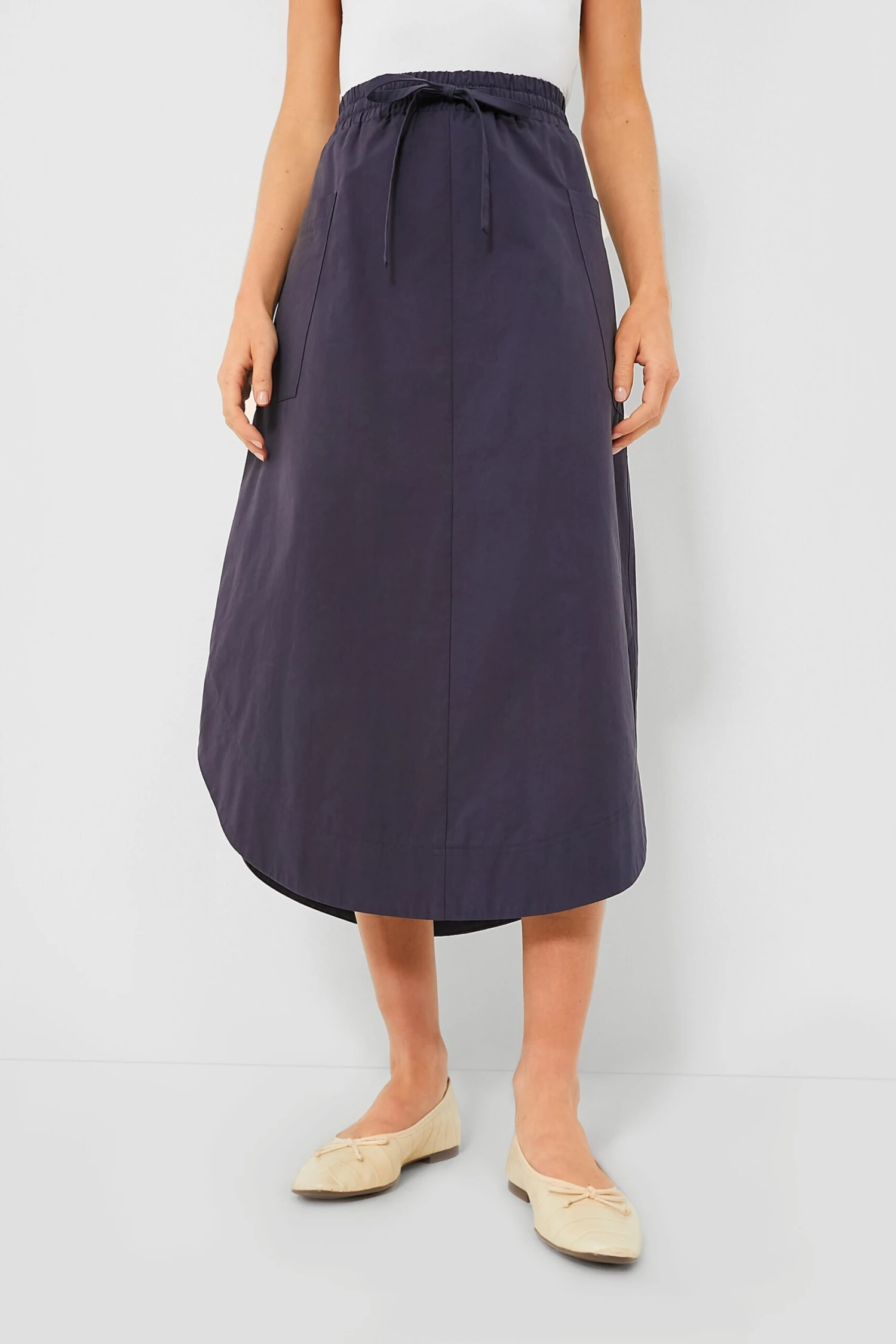 Navy Marla Skirt 2 Navy Marla Skirt