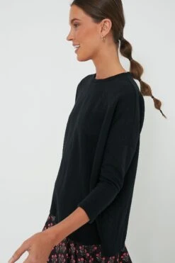 Black Cable Ally Swing Sweatshirt -ULLAA Clothing Shop owkbIXZhCI7b2dmsbnPOCxYUERkXYkko 1