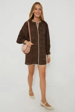 Brown Textured Trisha Shirt Dress -ULLAA Clothing Shop pGgoQgJGKVqhmMFTIE6AFFbRHXDUelIC 1