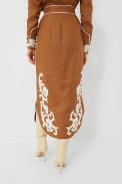 Tobacco Ruby Applique Skirt -ULLAA Clothing Shop q9feo0JZWRvMNeDdxXQa23oruwSi0Ph2 1