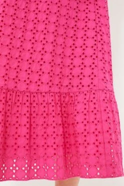 Pink Eyelet Midi Tryall Dress -ULLAA Clothing Shop qmne9wDqlzTVyS77Guspfg0zfP3AAfDp 1