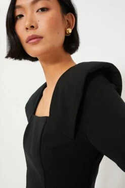 Black Long Sleeve Hepburn Blouse 11 Black Long Sleeve Hepburn Blouse -ULLAA Clothing Shop sWQ3owPqr2w68kd7ZnDwA5pe98KNZYOE 1