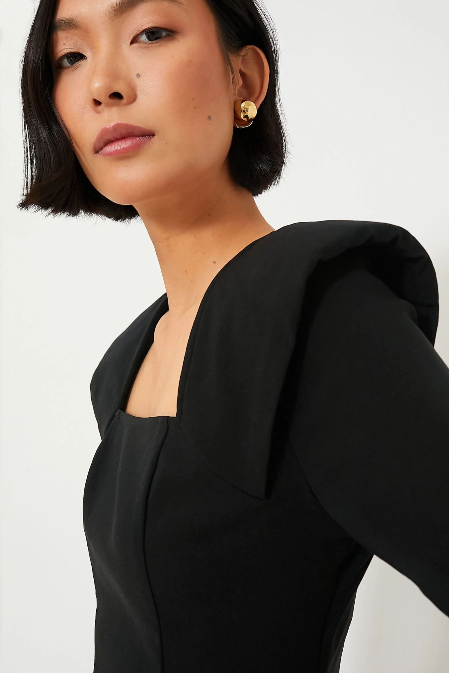 Black Long Sleeve Hepburn Blouse 7 Black Long Sleeve Hepburn Blouse - Image 5