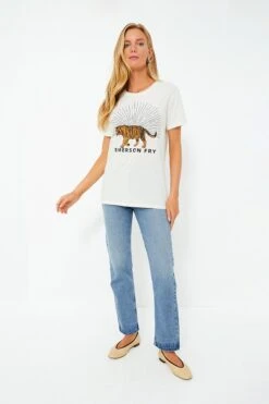 Ivory Tiger Tee -ULLAA Clothing Shop texDKqOmcIxeR7KQxzpYFlQNcdZvEN0m 1