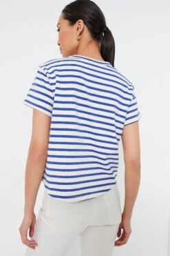 Blue Stripe Devon Tee -ULLAA Clothing Shop tqtsJsUXARTANZfHSN8XefdqZO7iCmjp 1