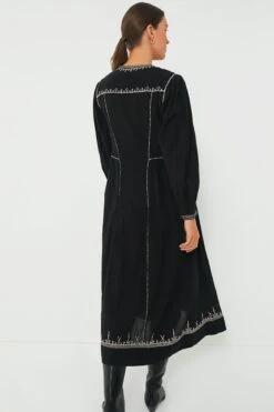 Isabel Marant Etoile Black Embroidered Pippa Dress -ULLAA Clothing Shop ufd3NxhAVYvdIuMJztLiax3Rttyw3R9P 1