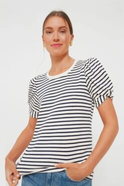 Navy Striped Vesty Puff Short Sleeve Crewneck 14 Navy Striped Vesty Puff Short Sleeve Crewneck -ULLAA Clothing Shop ve4r5Nxrso8huHlMR8dNoaPyXRkhtqqV 1