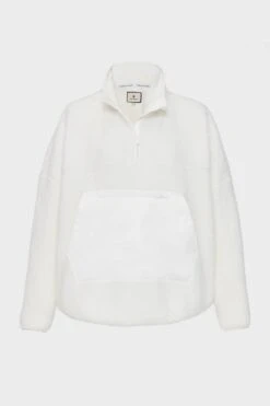 White Fleece Cady Quarter Zip -ULLAA Clothing Shop vfLKb8es4HGBQRC6B3Wjje3dczUsntyf 1