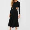 Black Cut Out Midi Dress 1 Black Cut Out Midi Dress -ULLAA Clothing Shop wDYhc2vymUBFI4CoxCQCSOFAb7Avo3PV 1