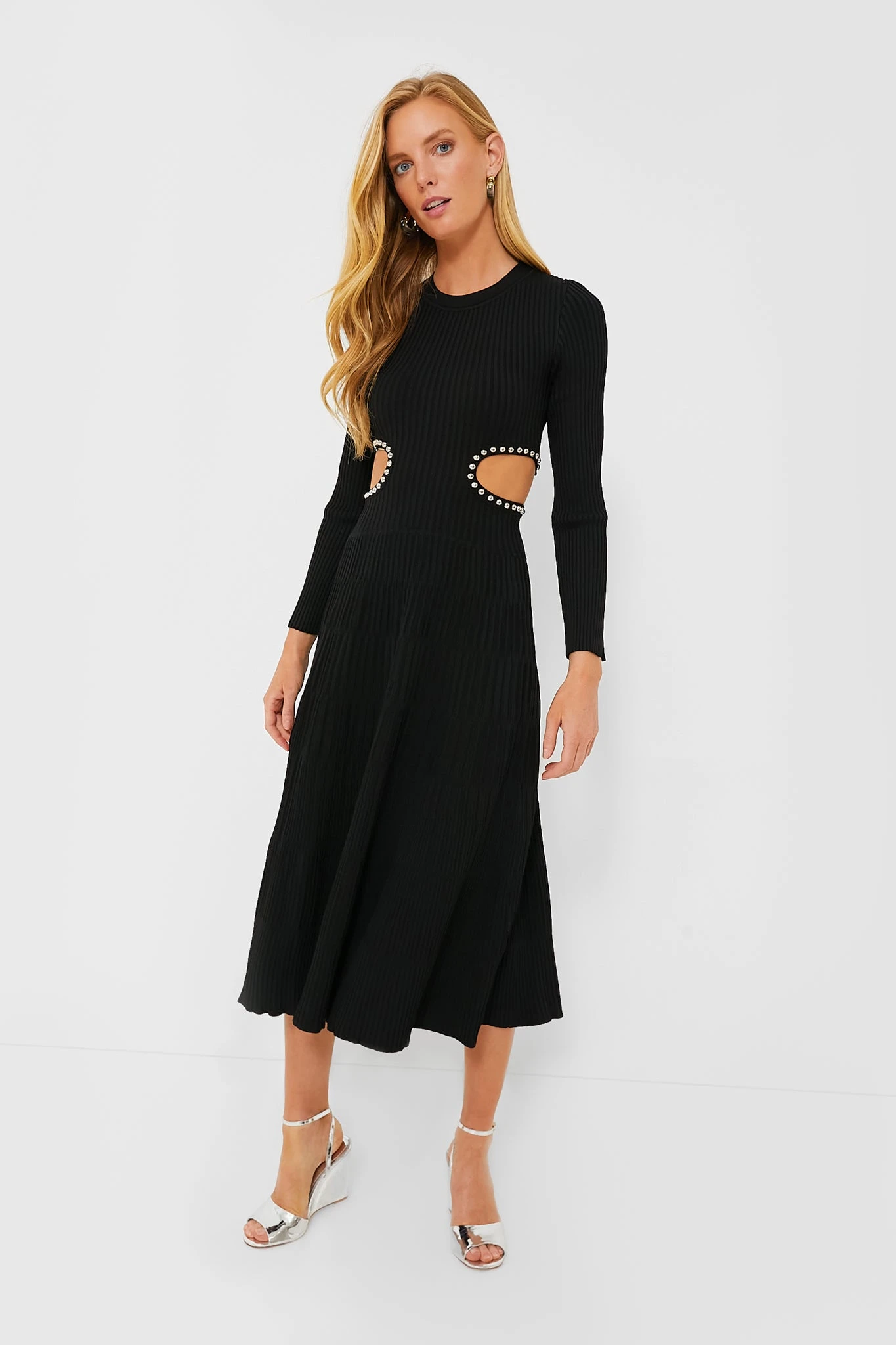 Black Cut Out Midi Dress 3 Black Cut Out Midi Dress