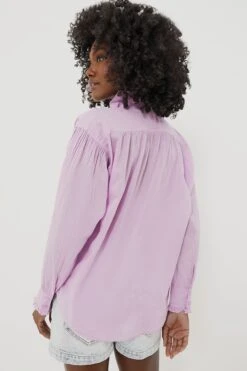 Isabel Marant Etoile Mauve Pamias Blouse -ULLAA Clothing Shop wfPbnvUiqbIaRa2GJqPXJr45ZC1jEwzl 1
