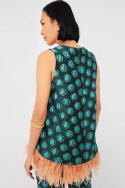 Jacquard Winter Sun La Scala Top With Feathers -ULLAA Clothing Shop xJhbzwATzddNrtK7BRtEAegRE8Dmd1oe 1