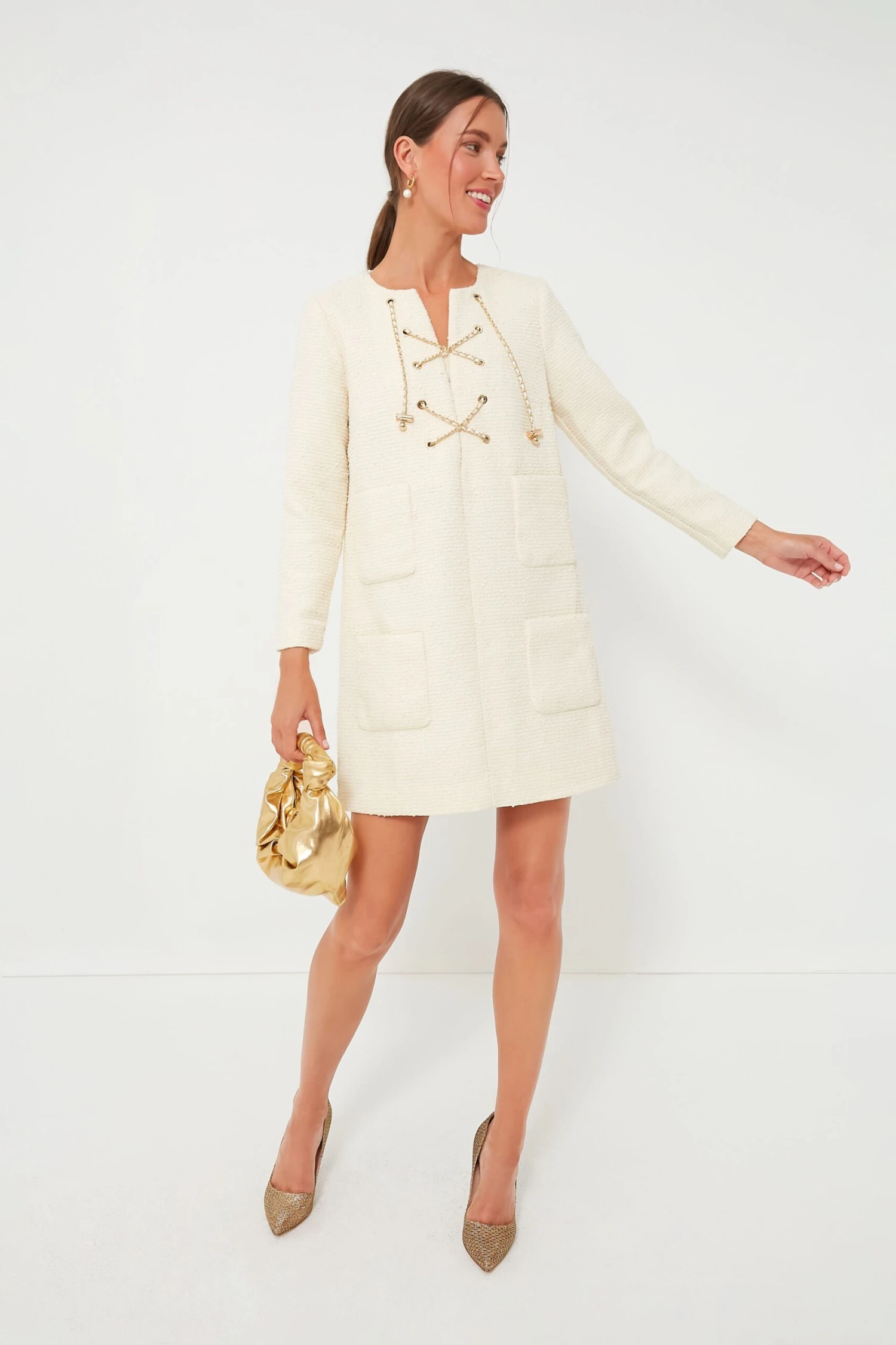 Blanc Tie Tweed Kelly Dress 3 Blanc Tie Tweed Kelly Dress