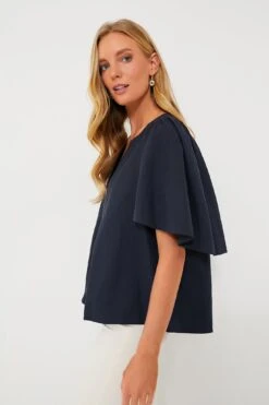 Navy Finley Flutter Sleeve Top 10 Navy Finley Flutter Sleeve Top -ULLAA Clothing Shop zRuDjfRDDdIkz0JTVETCJME3iKfe1JlD 1