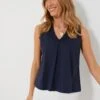 Navy Veronica Top -ULLAA Clothing Shop zUI624RgKv2Qt9jsWILm8HqpkscwHMbD 1