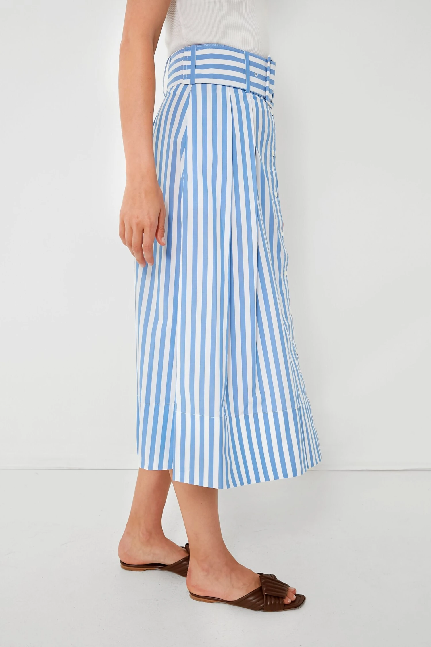 Staud Sea Stripe Kingsley Skirt 5 Staud Sea Stripe Kingsley Skirt - Image 3