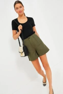 Puglia Olive Twill Short -ULLAA Clothing Shop zxLmfqTSbF1cOThU61YHiH1GSAiRatwX 1